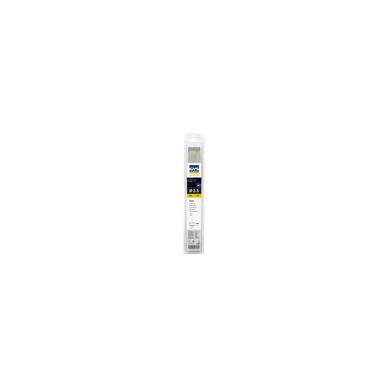 10 ELECTRODES 308L INOX Ø2,5 - BLISTER | Mougenot & Fils